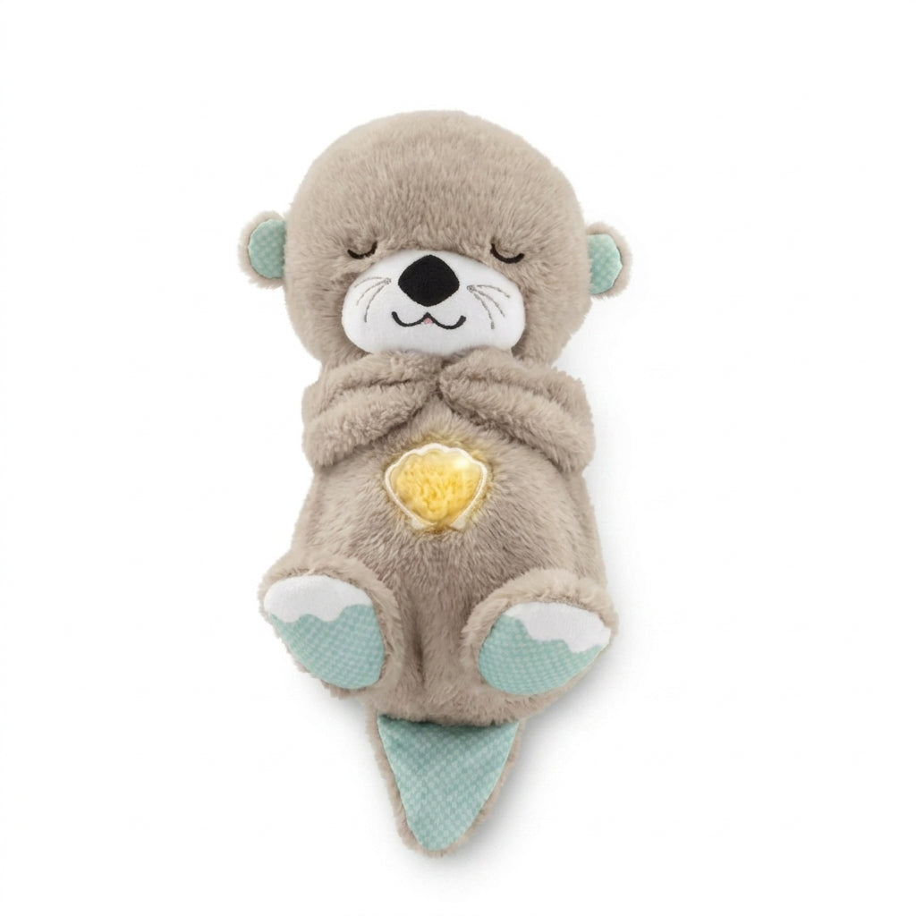 Amigo de peluche con simulación de respiración y luz nocturna para niños y adultos