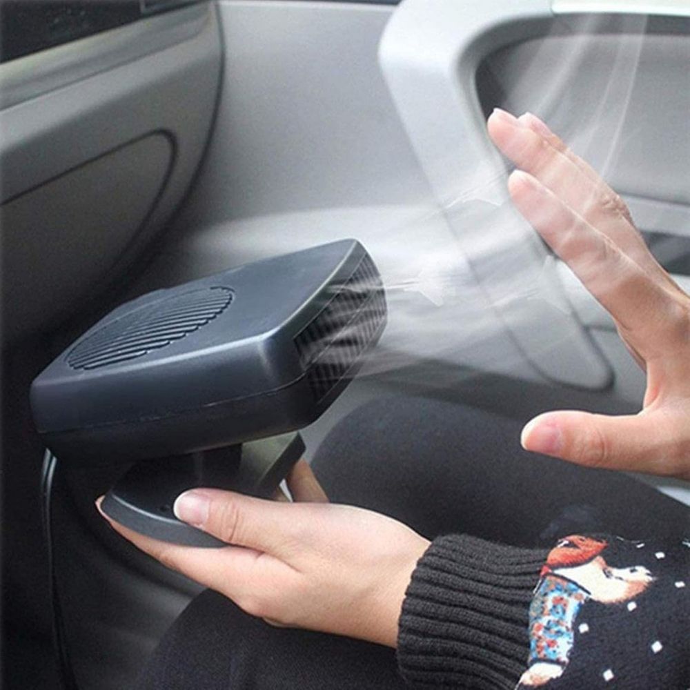 Calentador y descongelador portátil de 12V para coche – Ventilador cerámico de 150W/300W