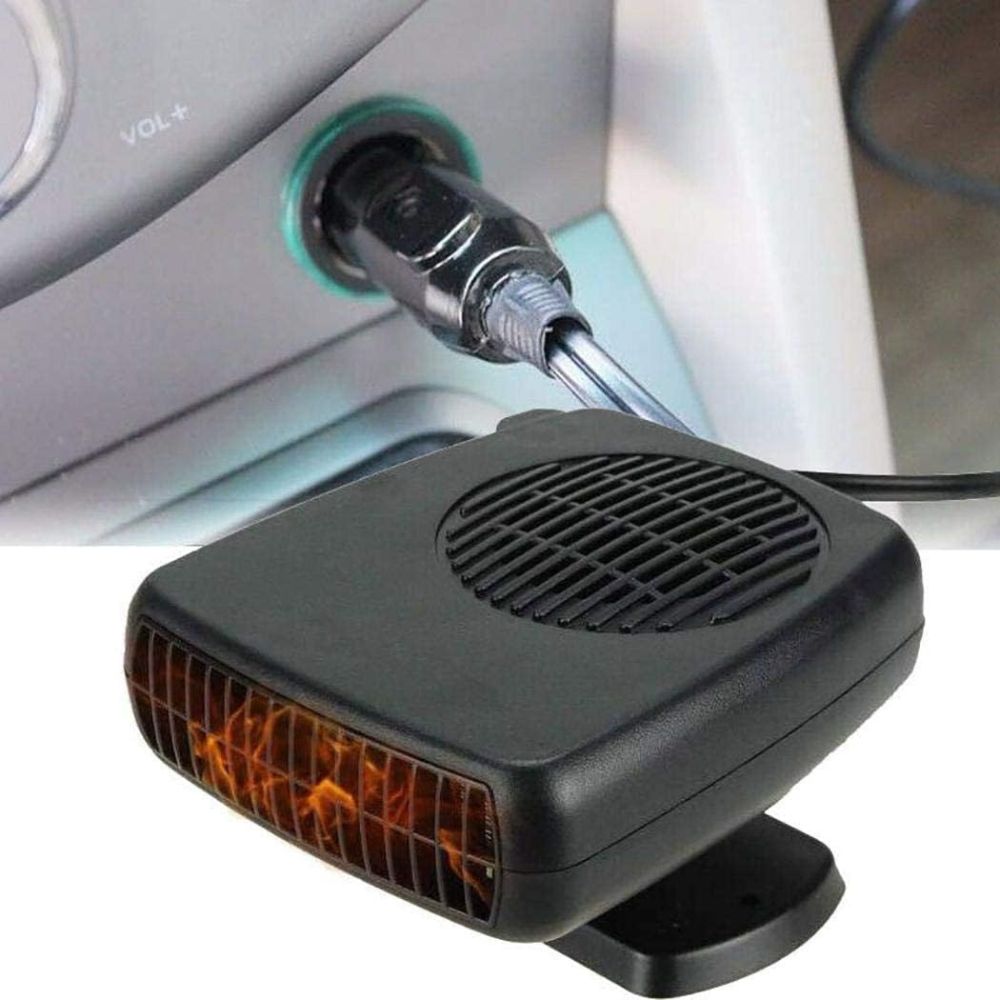 Calentador y descongelador portátil de 12V para coche – Ventilador cerámico de 150W/300W