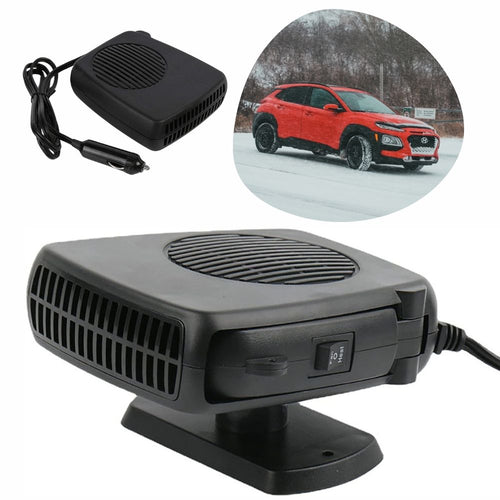 Calentador y descongelador portátil de 12V para coche – Ventilador cerámico de 150W/300W