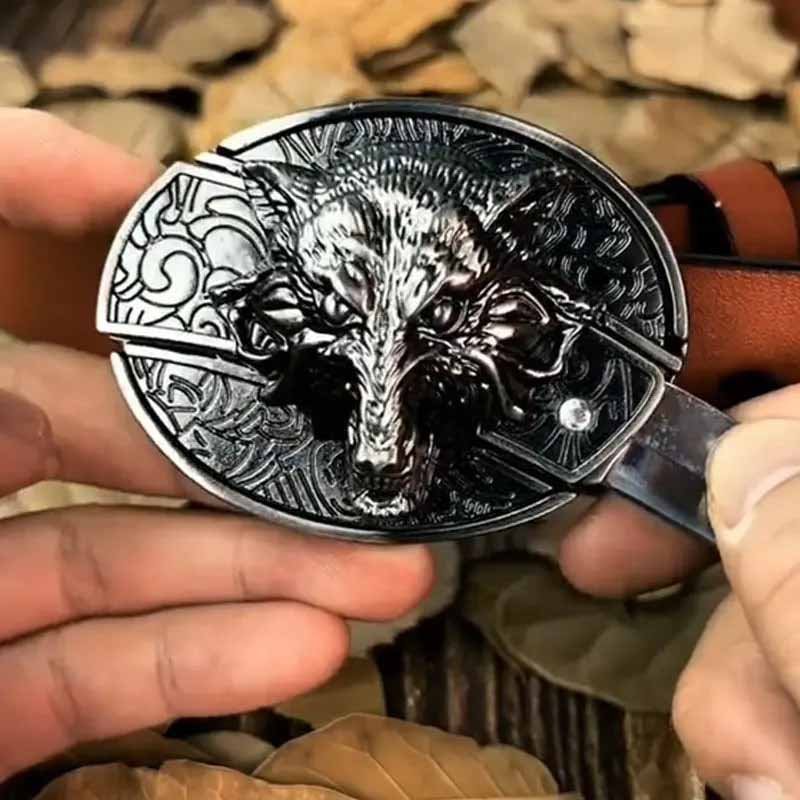 Hebilla de cinturón ovalada de metal para vaqueros