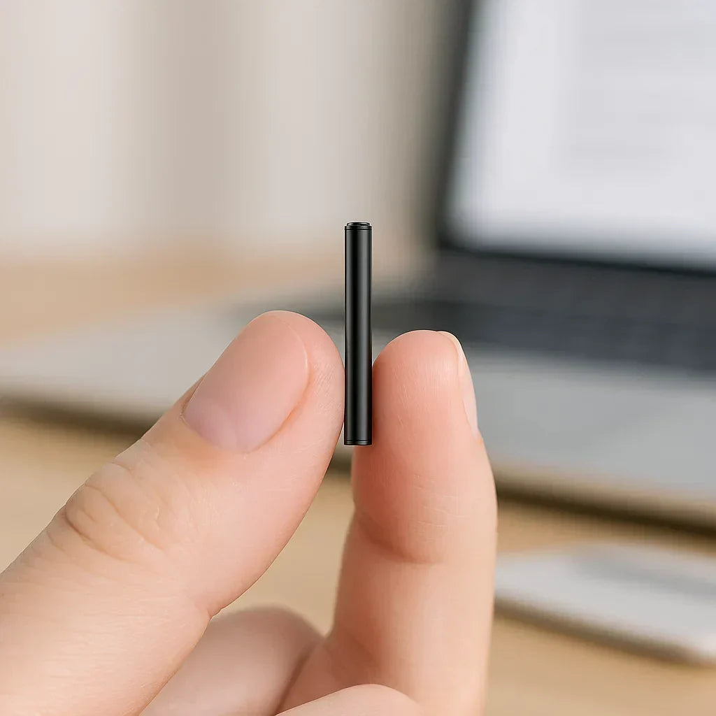 Grabadora de Voz Miniatura Discreta para Captura de Audio Sigilosa