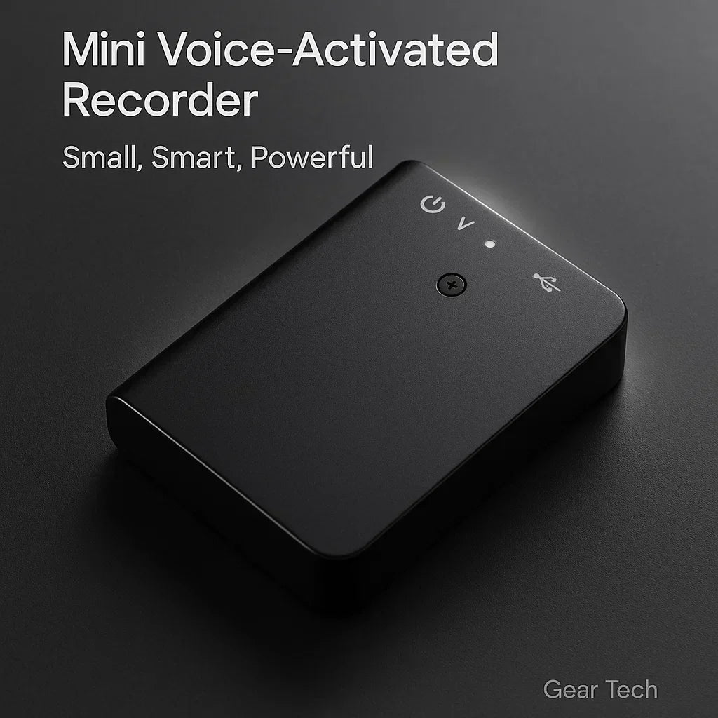 Grabadora de Voz Miniatura Discreta para Captura de Audio Sigilosa