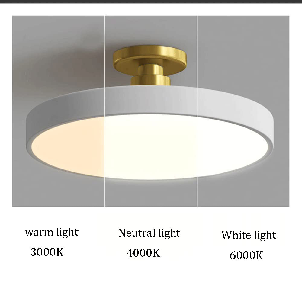 Moderna Luz de Techo LED para Iluminación Elegante