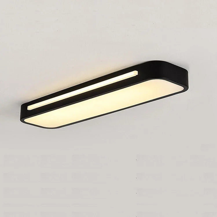 Luz de Techo LED Larga Minimalista para Espacios Modernos