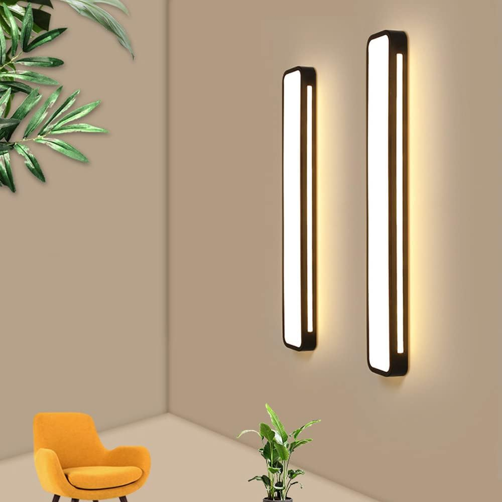 Luz de Techo LED Larga Minimalista para Espacios Modernos
