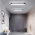 Luz de Techo LED Larga Minimalista para Espacios Modernos