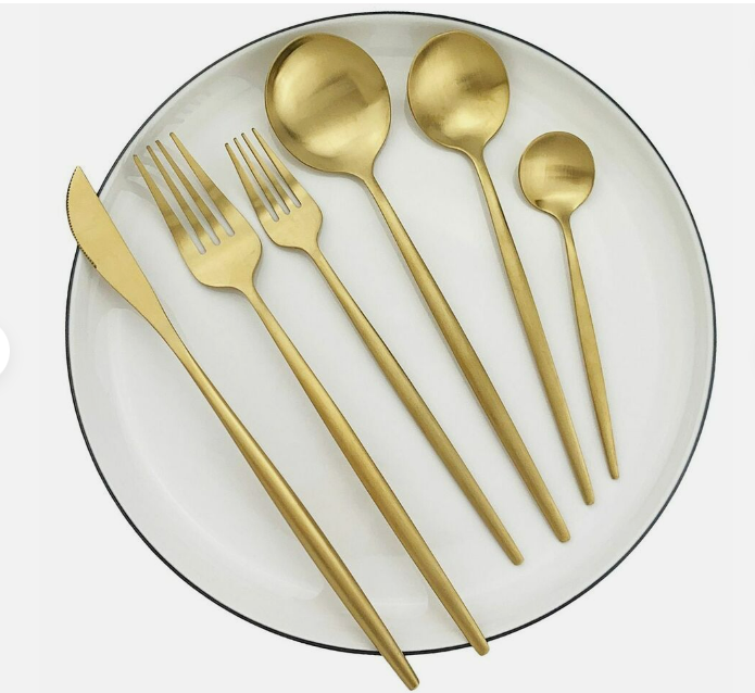 Set de Cubiertos Minimalista - PureSet | Diseño Luxe y Atemporal