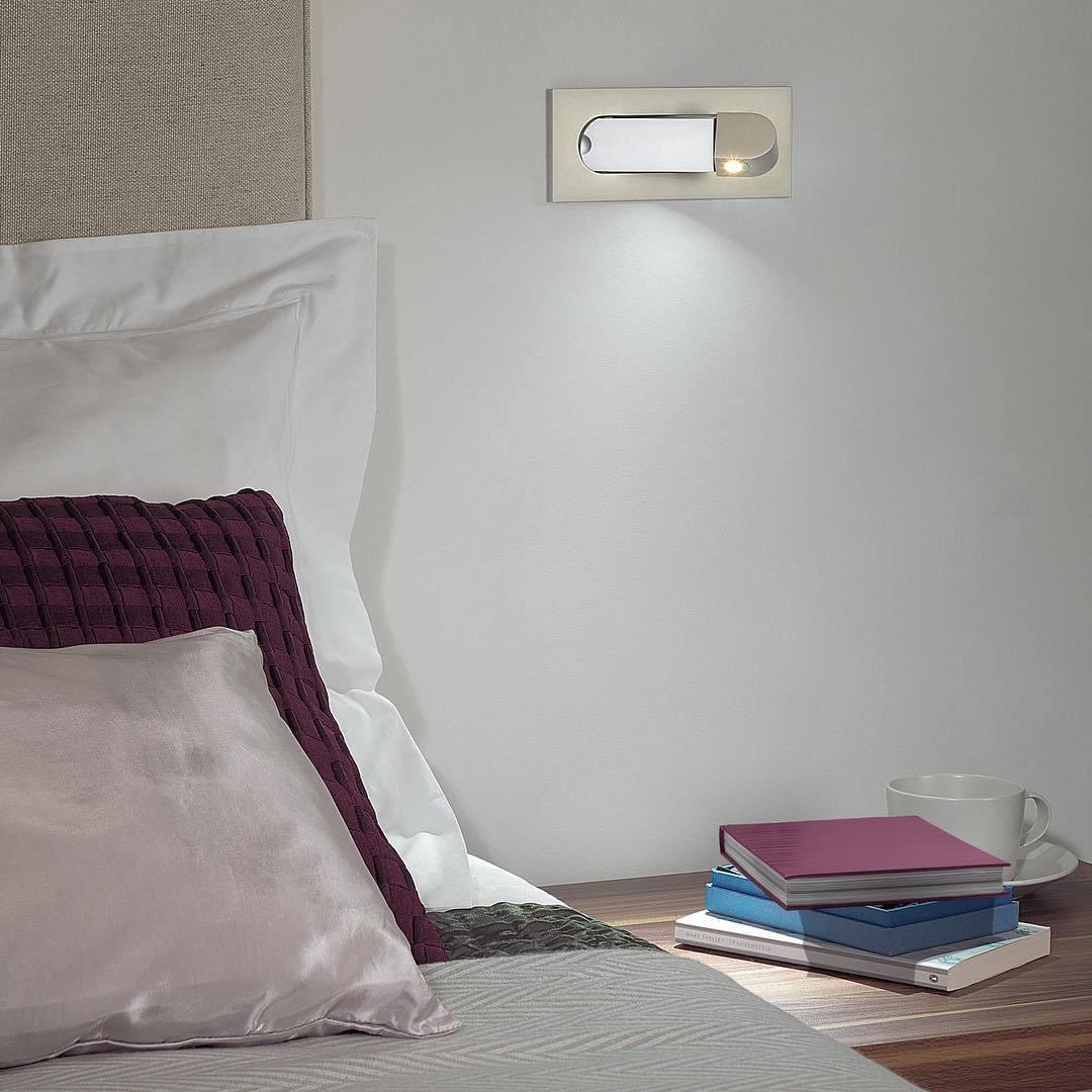 Lámpara de Lectura LED Moderna Ajustable de Noche - Acabados Variados