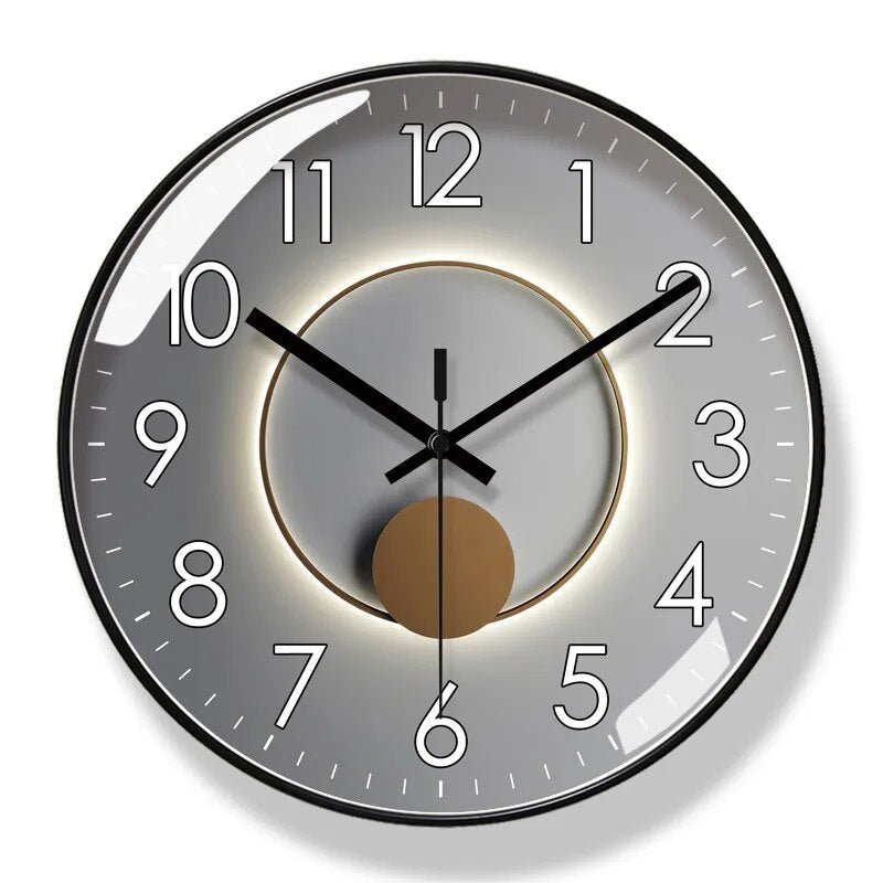 Reloj de pared nórdico – silencioso, minimalista y preciso