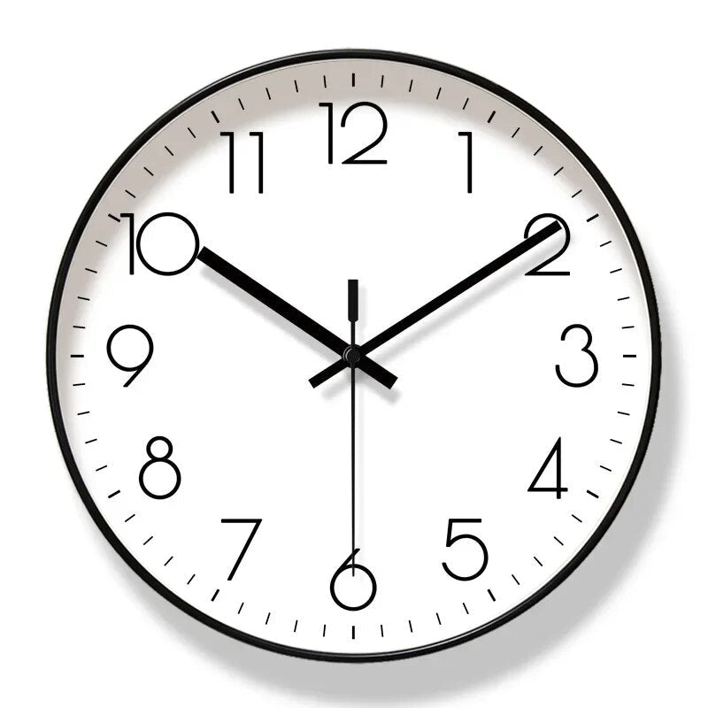 Reloj de pared nórdico – silencioso, minimalista y preciso