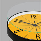 LuxeNord - Reloj de pared de cuarzo elegante con diseño minimalista
