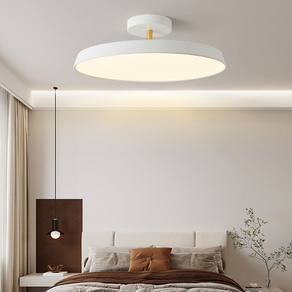 Luz de Techo Semi-Flush Moderna con Tonos Ajustables