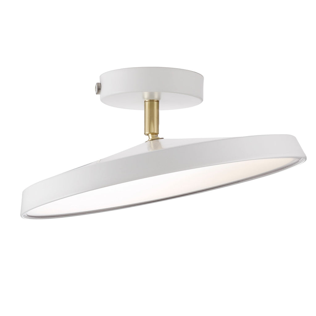 Luz de Techo Semi-Flush Moderna con Tonos Ajustables
