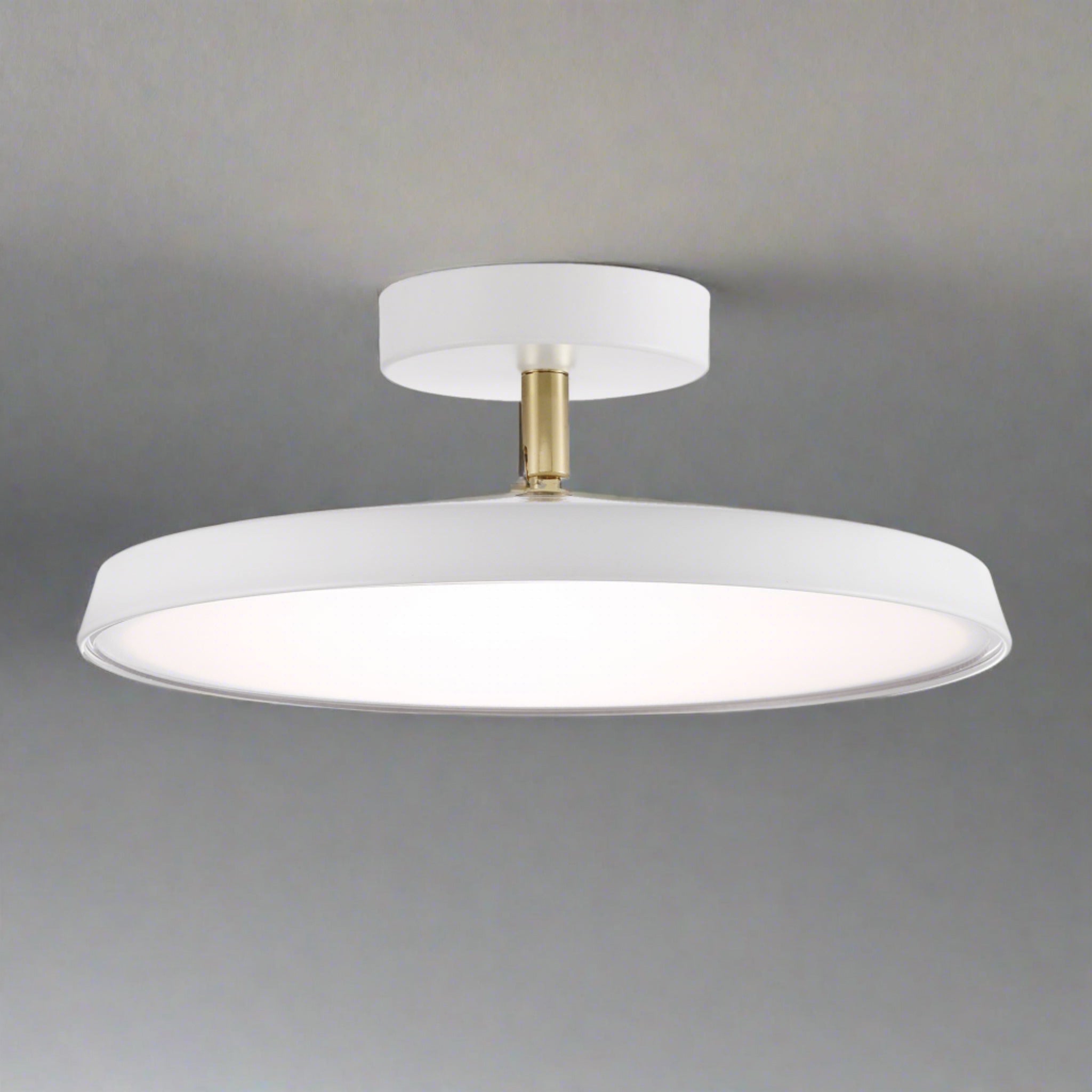 Luz de Techo Semi-Flush Moderna con Tonos Ajustables