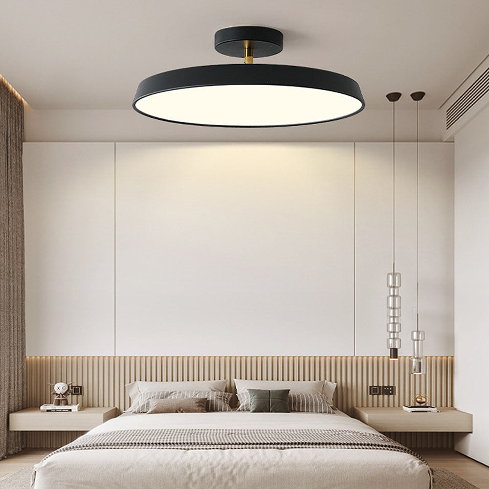 Luz de Techo Semi-Flush Moderna con Tonos Ajustables