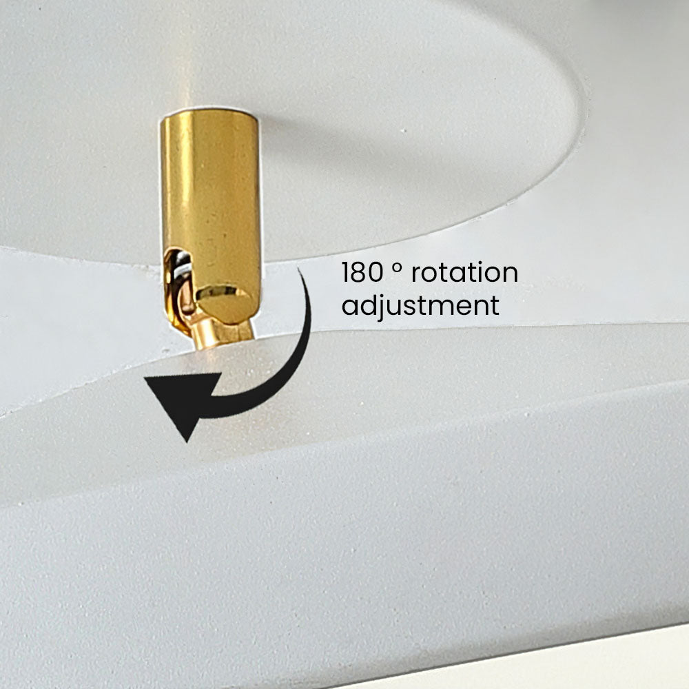 Luz de Techo Semi-Flush Moderna con Tonos Ajustables