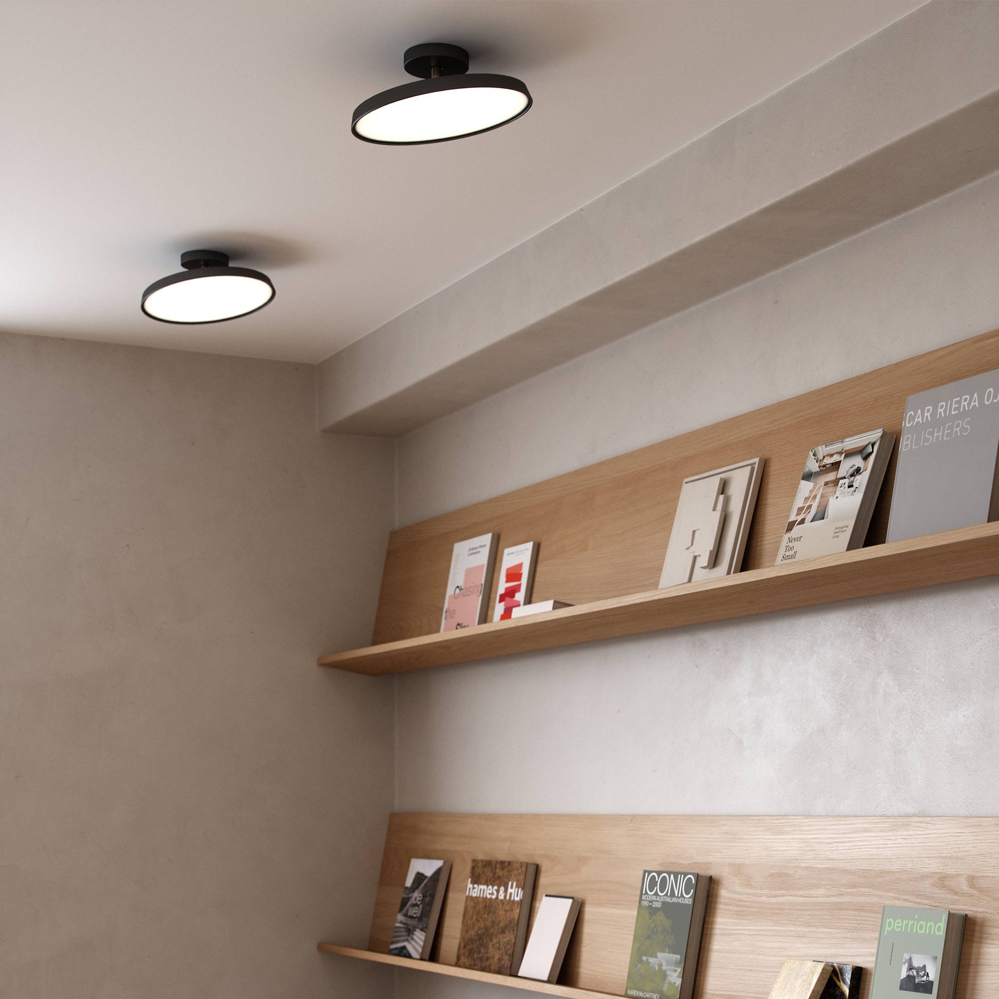 Luz de Techo Semi-Flush Moderna con Tonos Ajustables