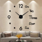 Reloj de Pared 3D | Decoración Moderna 3D con Estilo Elegante