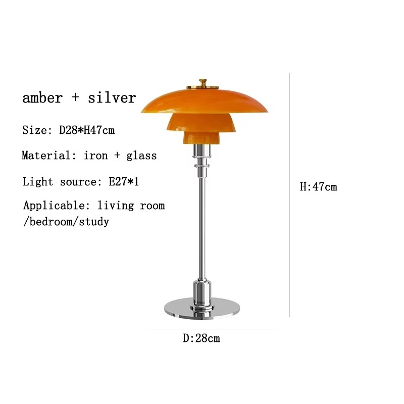 Lámpara de Mesa Escandinava con Luz LED