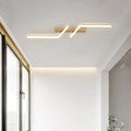 Moderna Lámpara de Techo LED con Diseño Lineal Elegante para Iluminación Estilosa