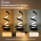 TwistLight - Lámpara de Mesa LED Moderna Diseño Espiral
