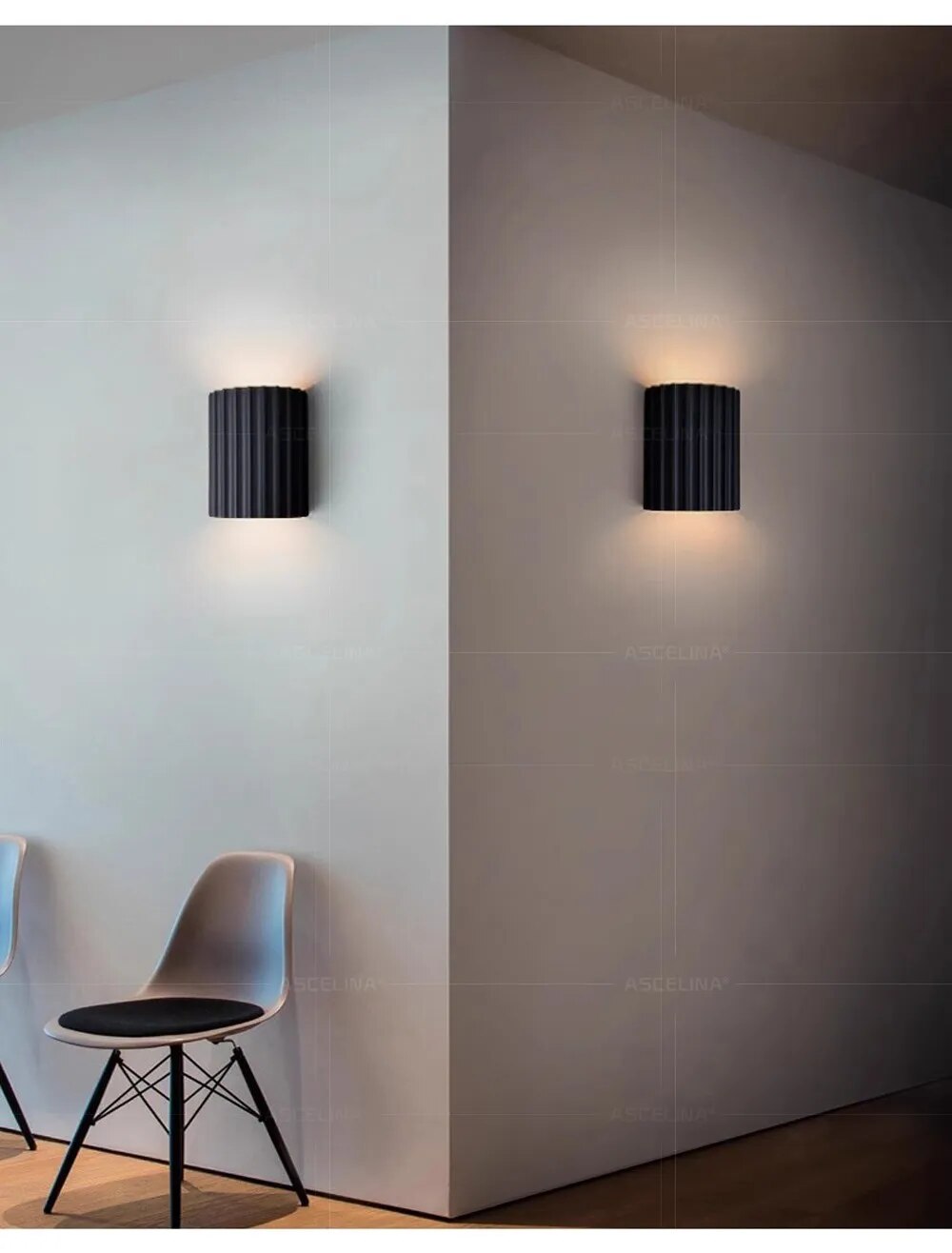 ArtiGlow - Lámpara de Pared con Diseño Único en Resina, Eficiente Energéticamente
