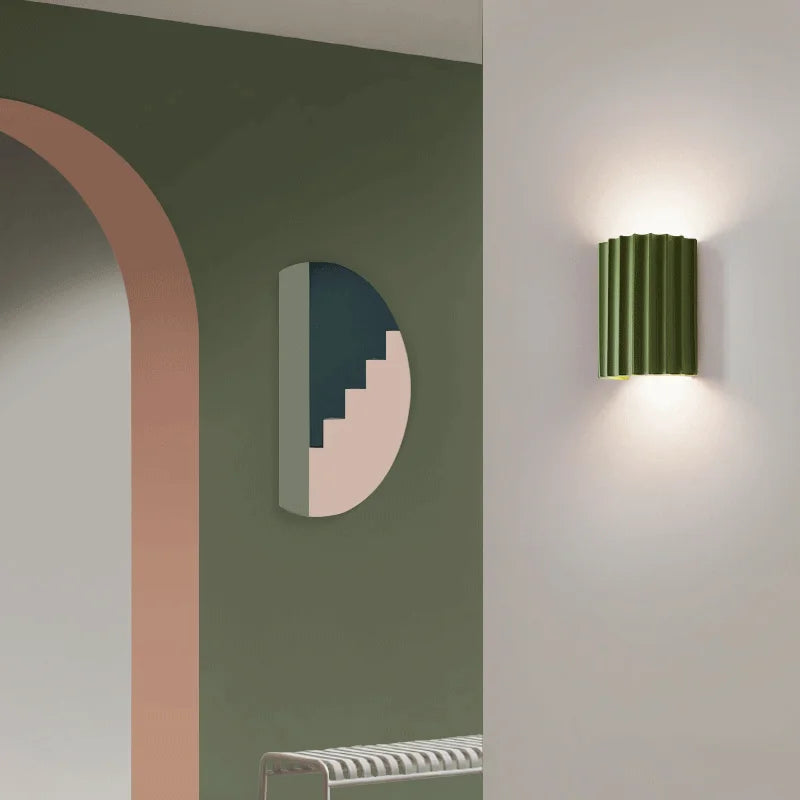 ArtiGlow - Lámpara de Pared con Diseño Único en Resina, Eficiente Energéticamente