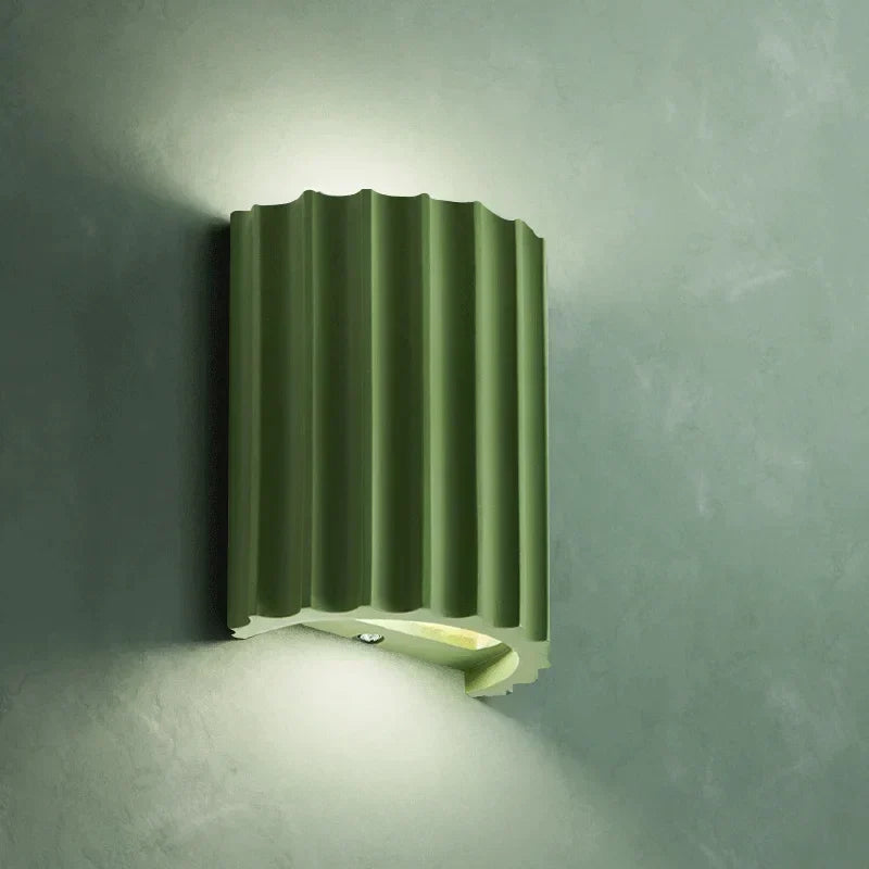 ArtiGlow - Lámpara de Pared con Diseño Único en Resina, Eficiente Energéticamente
