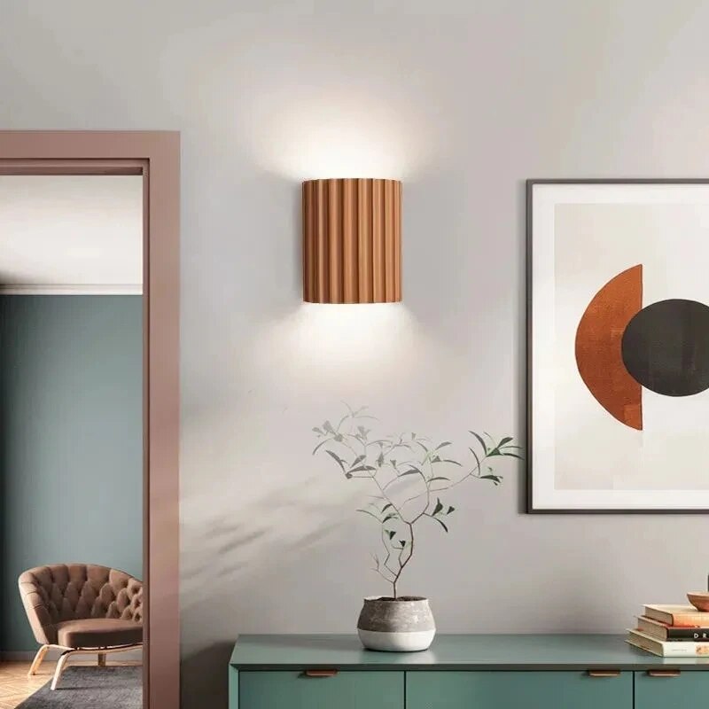 ArtiGlow - Lámpara de Pared con Diseño Único en Resina, Eficiente Energéticamente
