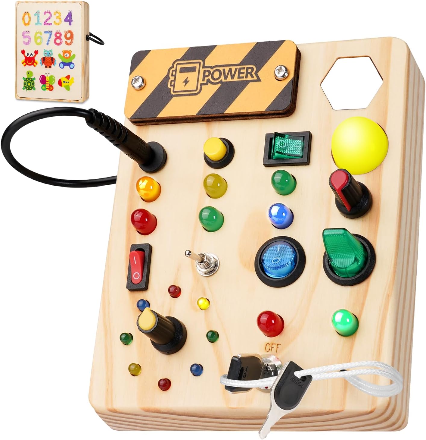Tablero de Actividades Montessori para Niños - Luces Creativas