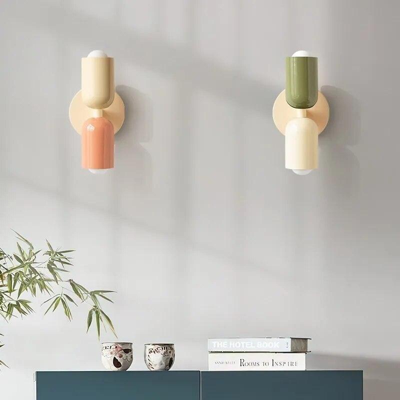 Moderna Lámpara de Pared LED Doble - Iluminación de Pared Versátil