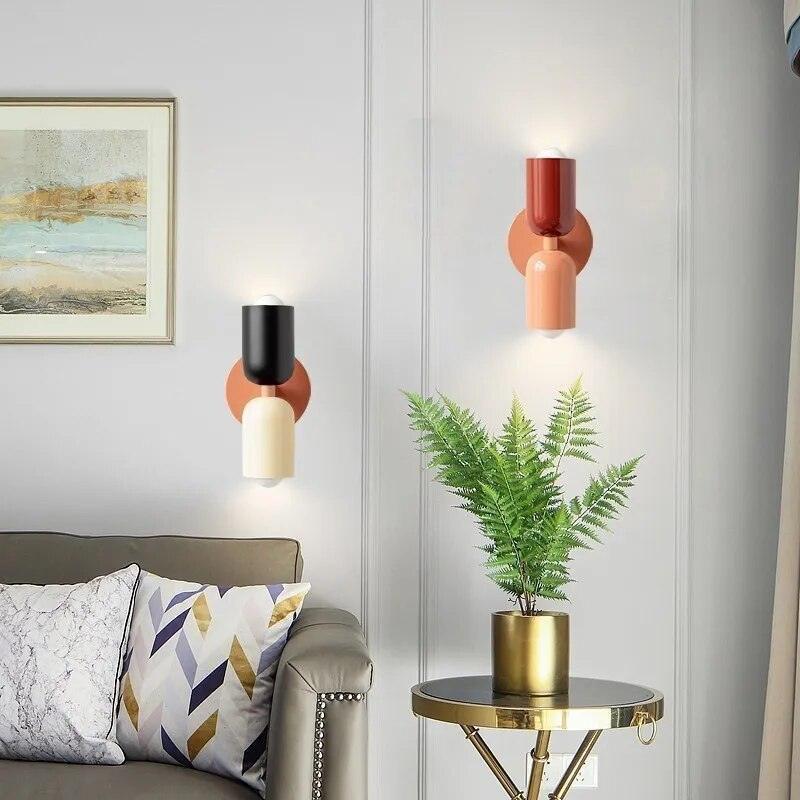 Moderna Lámpara de Pared LED Doble - Iluminación de Pared Versátil