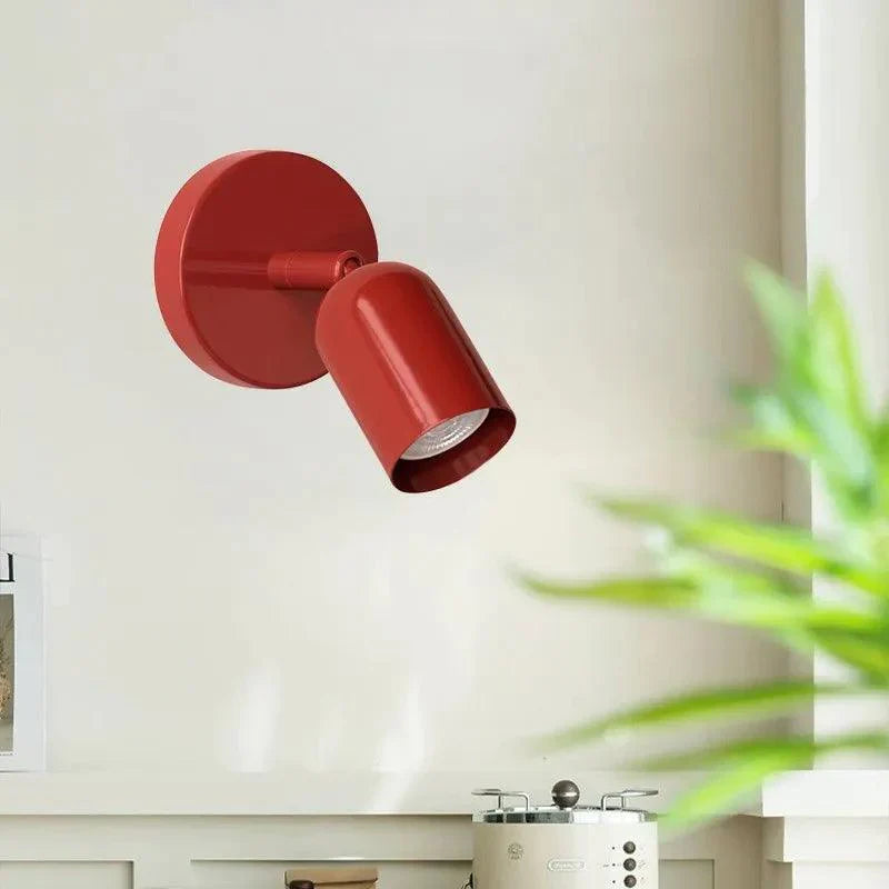 NordicGlow – Lámpara de pared con cabezal giratorio y opciones de color ajustables