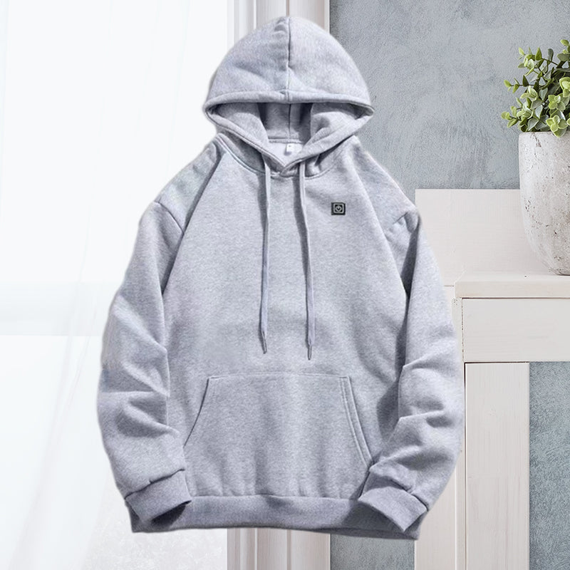 Sudadera con capucha calentada por USB para hombres