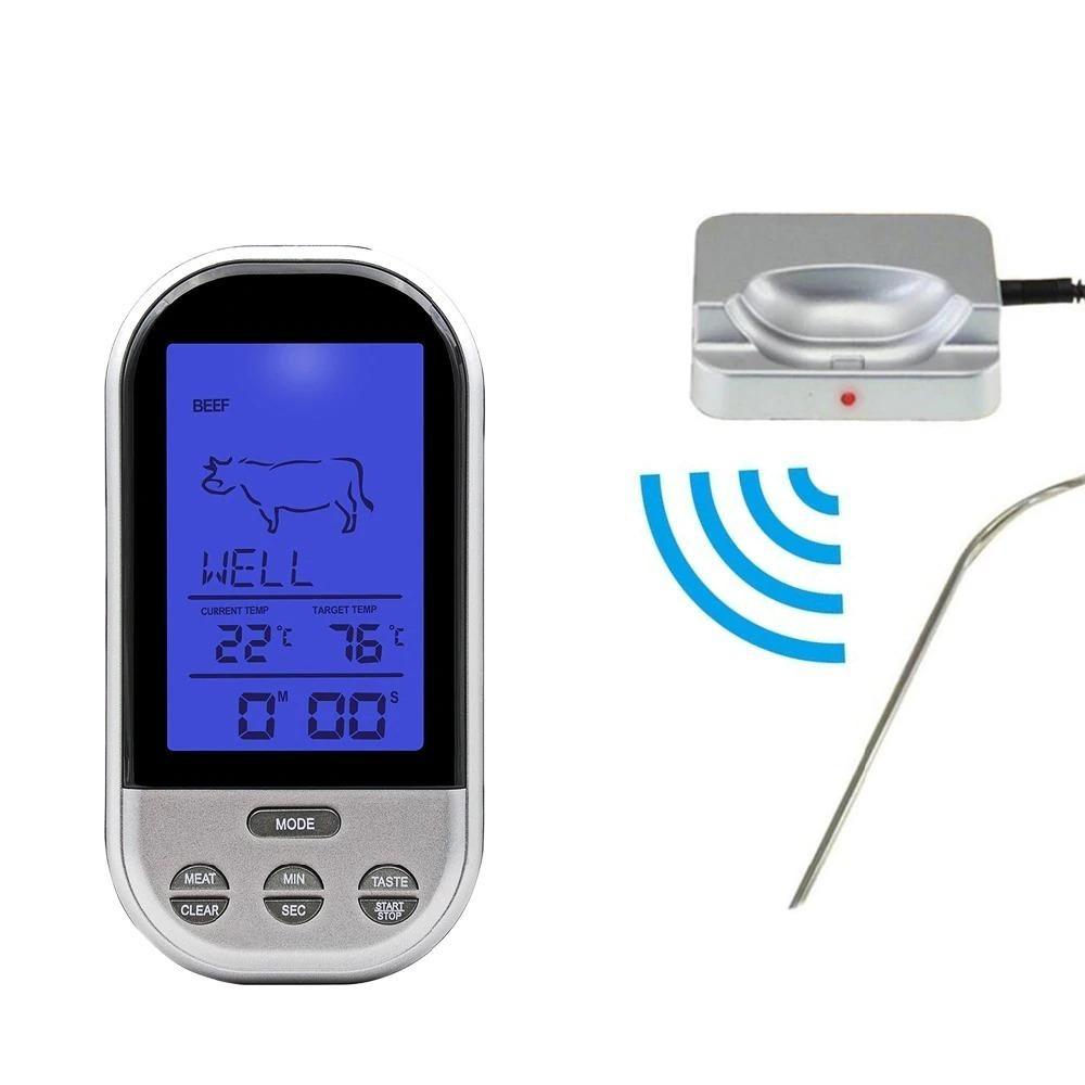 Skanto | Termómetro de horno digital inalámbrico con alarma de temporizador