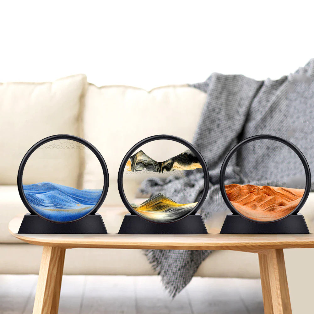 Reloj de Arena 3D Paisaje de Arena