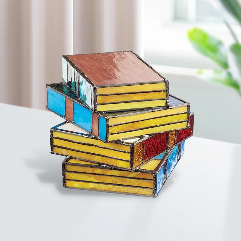 Lámpara de mesa artística de mosaico con luz suave para sala de estar y dormitorio