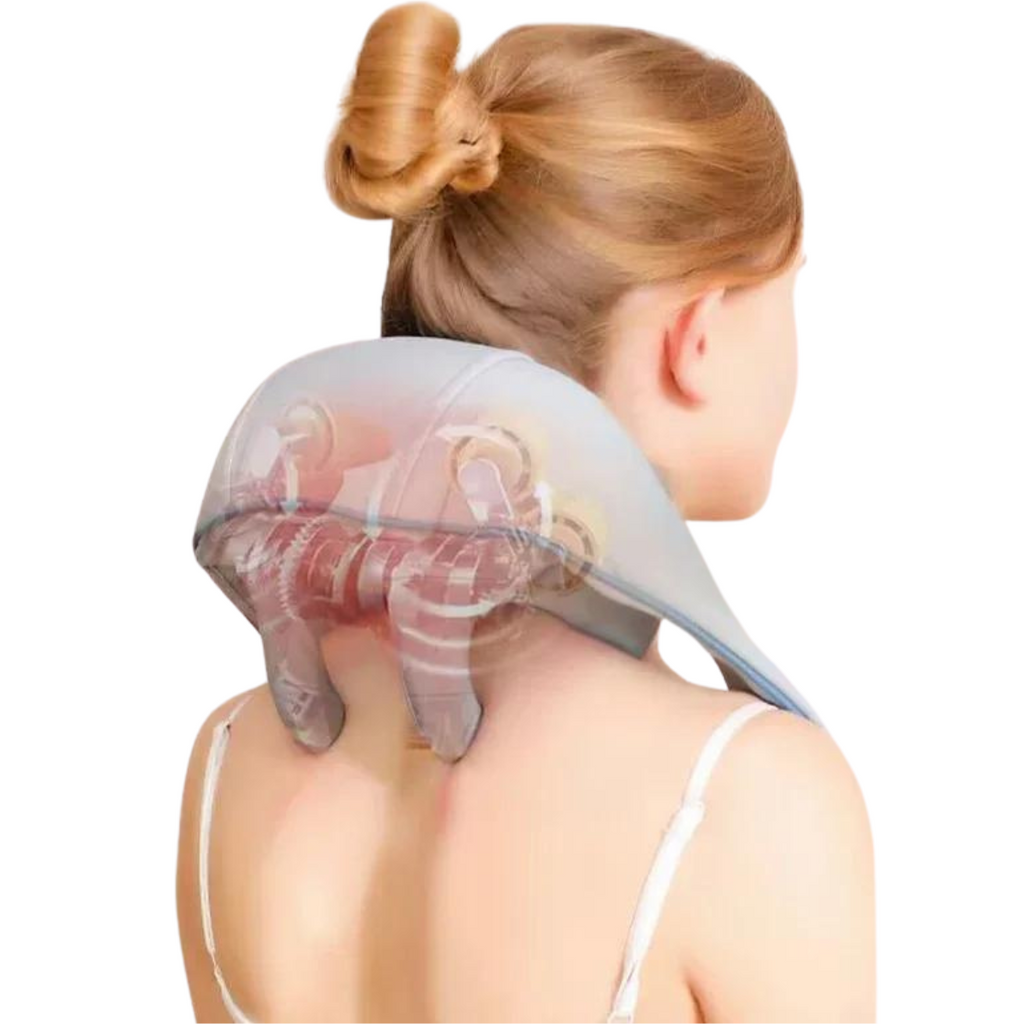 Healo Aparato de Masaje para el Cuello - Alivio Profundo de Shiatsu