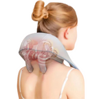 Healo Aparato de Masaje para el Cuello - Alivio Profundo de Shiatsu