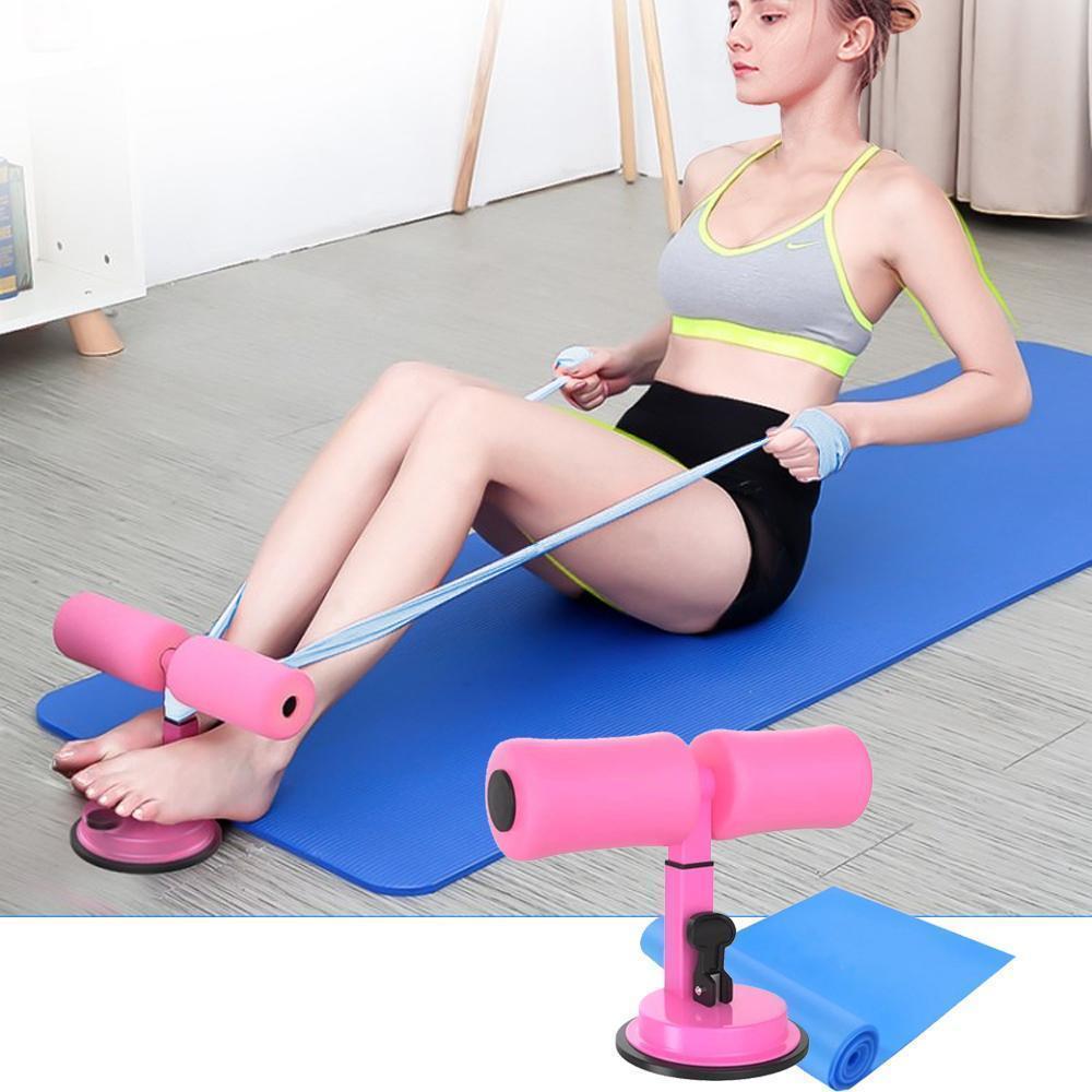Barra de Sit-Up Multifuncional Ajustable para Entrenamiento en Casa
