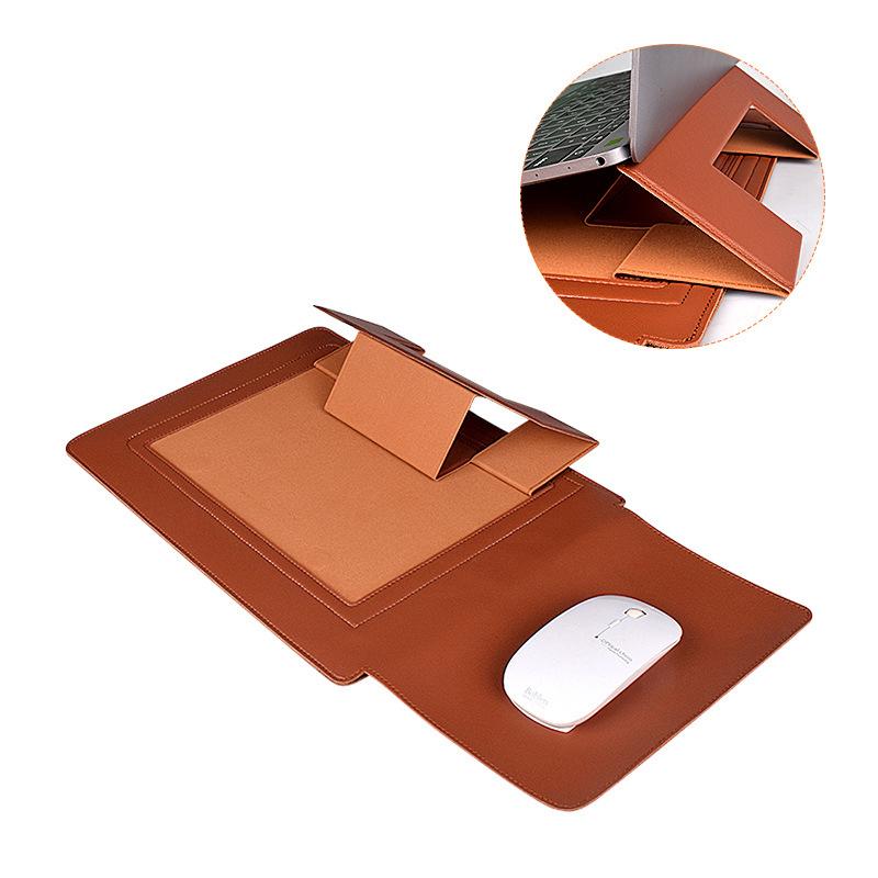 Bolsa Multifuncional para Laptop con Función de Soporte y Cuero PU