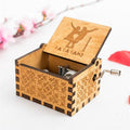 Caja de Música de Madera con Manivela – Melodías Clásicas
