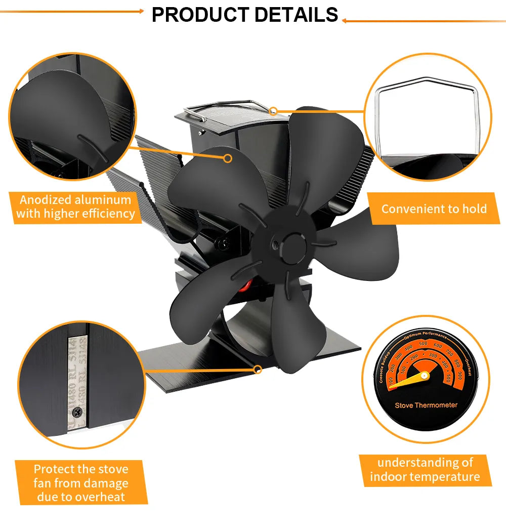 BowLift | Mejor ventilador de estufa de leña para estufa de leña