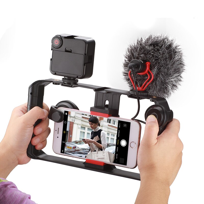 Estabilizador de Video para Smartphone con Luz