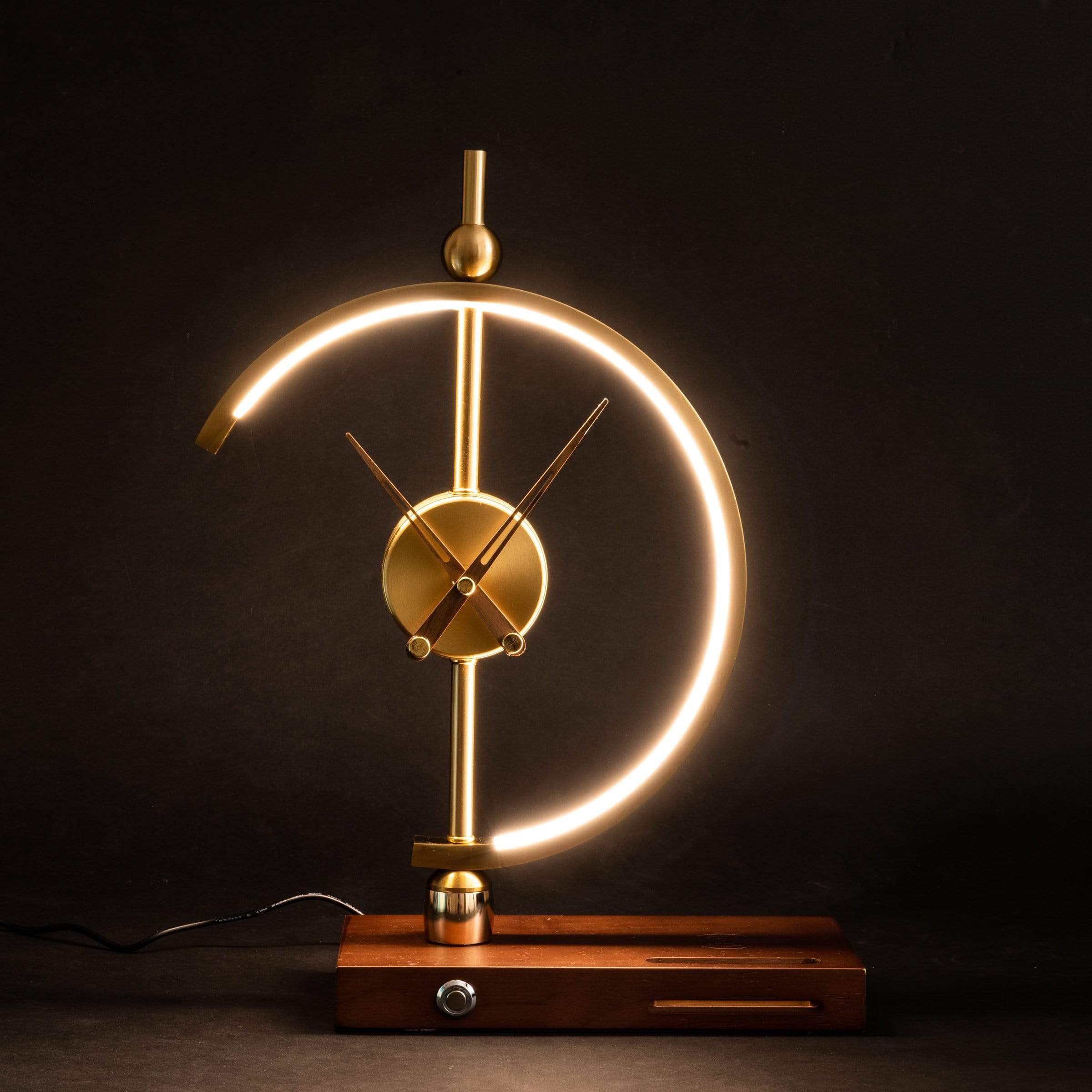 Aurelia – Reloj de mesa LED con función de carga Qi