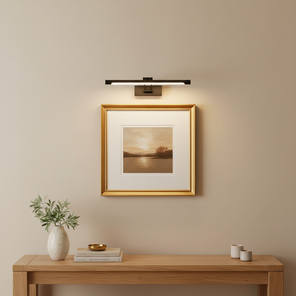 ArtGlow Pro Lámpara LED de Pared para Pinturas – Recargable Inalámbrico, Regulable, Con Control Remoto