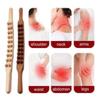 WOOLEASE – Gua Sha Massagestock en bois naturel