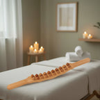 WOOLEASE – Gua Sha Massagestock en bois naturel