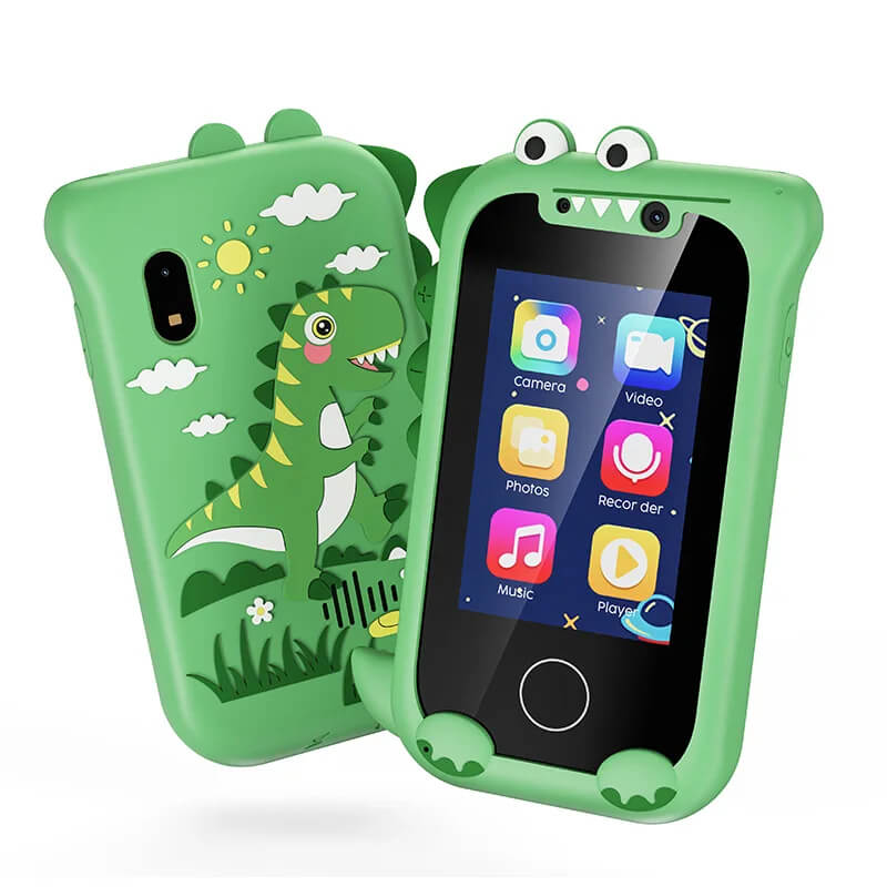 Teléfono Inteligente Amigable para Niños con Cámara HD, Reproductor de Música y Pantalla Táctil – Aprendizaje y Entretenimiento